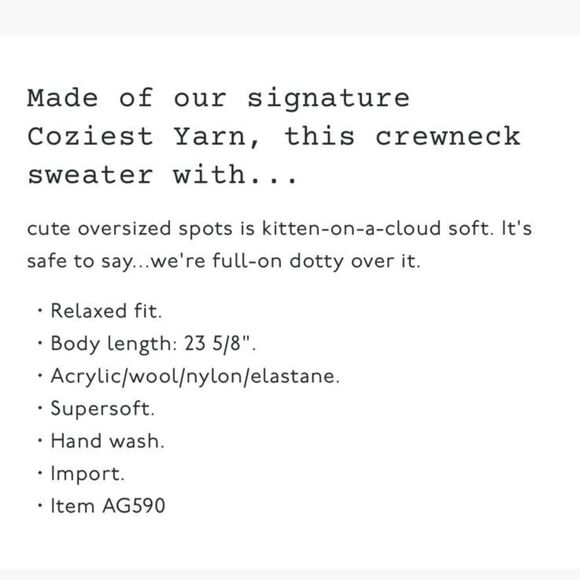 Madewell Dot Graystone Wool Blend Crewneck Sweater - Picture 3 of 9